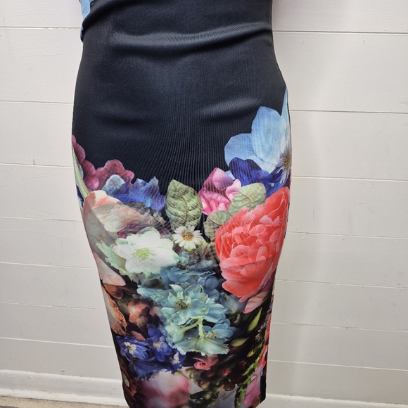 Ted Baker Brynee Floral Dress Size 0 - Picture 4 of 12